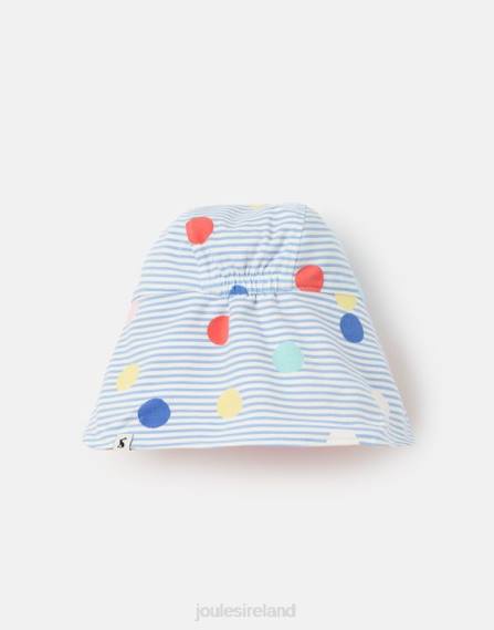 Accessories IE Joules Babies Sonny Neck Protector Jersey Hat 0-4 Years MULTI SPOT JVVL399
