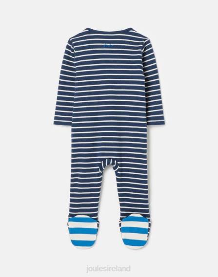 Accessories IE Joules Babies Zippy Organically Grown Cotton Onesie 0-9 Months NAVY LION JVVL430