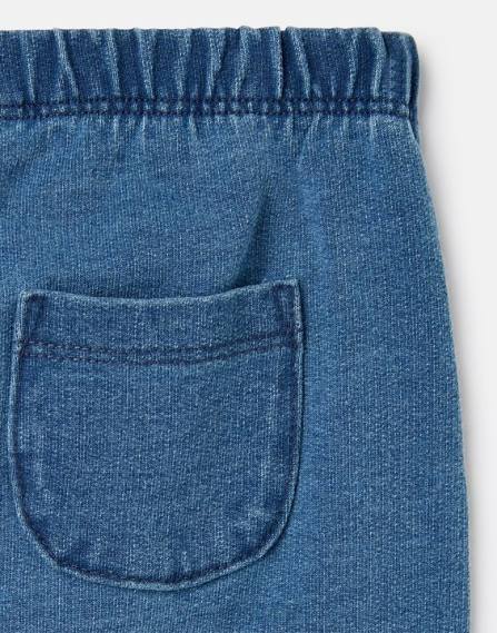 Apparel IE Joules Babies Grove Denim Seamless Pants 0-24 Months DENIM JVVL441