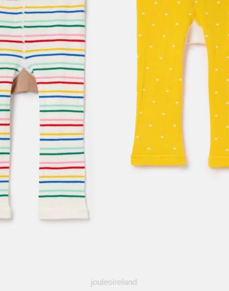 Apparel IE Joules Babies Lively 2 Pack Character Leggings BUNNY BEE JVVL407