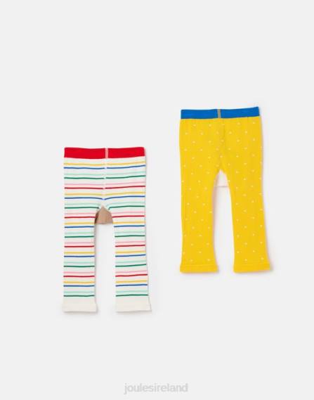 Apparel IE Joules Babies Lively 2 Pack Character Leggings BUNNY BEE JVVL407