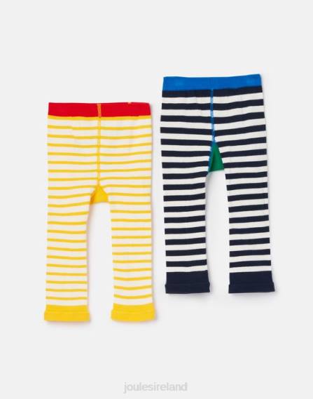 Apparel IE Joules Babies Lively 2 Pack Character Leggings COW CHICK JVVL423