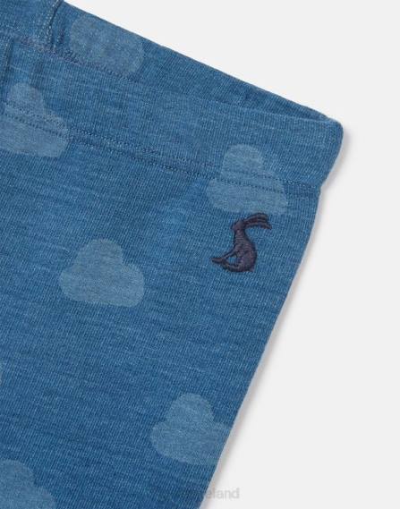 Apparel IE Joules Babies Minnie Print Denim Leggings 0-3 Years DENIM CLOUD JVVL419