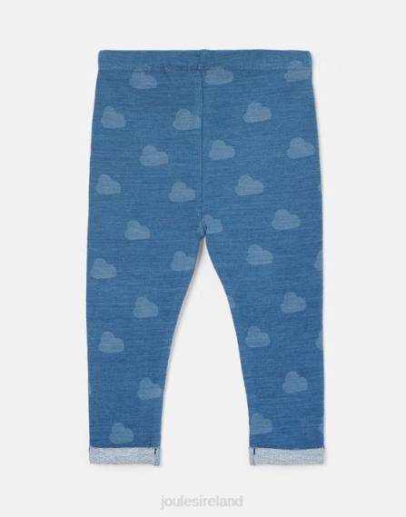 Apparel IE Joules Babies Minnie Print Denim Leggings 0-3 Years DENIM CLOUD JVVL419