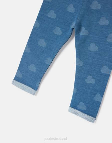 Apparel IE Joules Babies Minnie Print Denim Leggings 0-3 Years DENIM CLOUD JVVL419