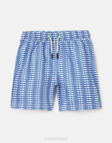 Apparel IE Joules Babies Ocean Printed Swimming Shorts 2-12 Years BLUE FISH JVVL356