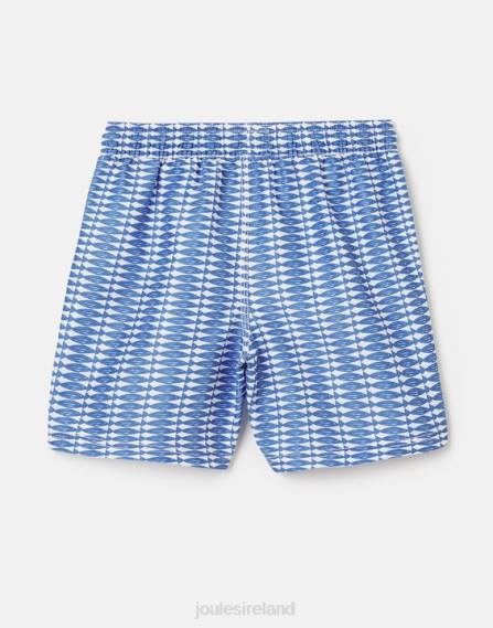 Apparel IE Joules Babies Ocean Printed Swimming Shorts 2-12 Years BLUE FISH JVVL356