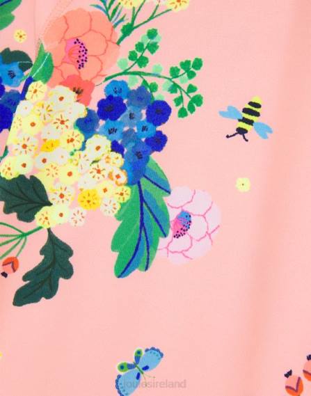 Apparel IE Joules Babies Sun Rash Suit 0-3 Years CORAL FLORAL JVVL417