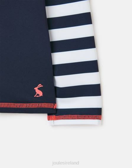 Apparel IE Joules Babies Chase Long Sleeve Rash Guard NAVY WAVE RIDER JVVL365