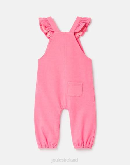 Apparel IE Joules Babies Maybridge Dungarees 0-3 Years AURORA PINK JVVL404