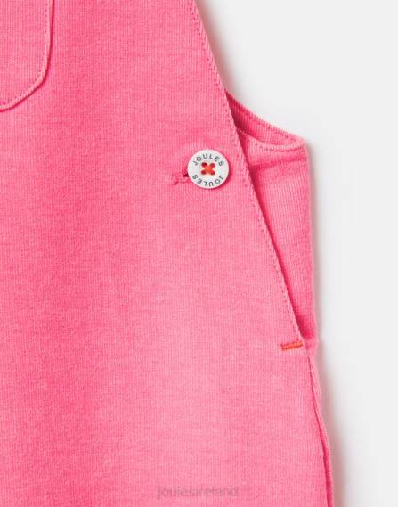 Apparel IE Joules Babies Maybridge Dungarees 0-3 Years AURORA PINK JVVL404