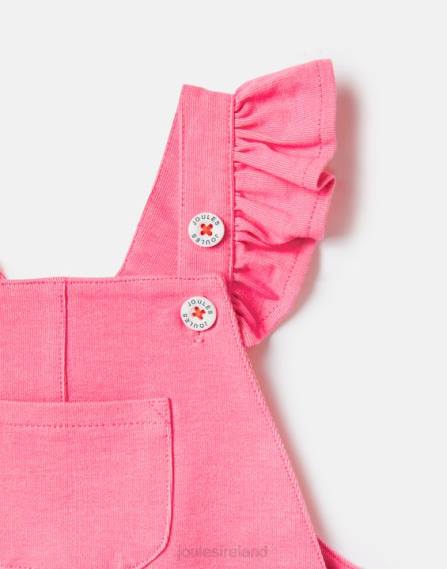 Apparel IE Joules Babies Maybridge Dungarees 0-3 Years AURORA PINK JVVL404