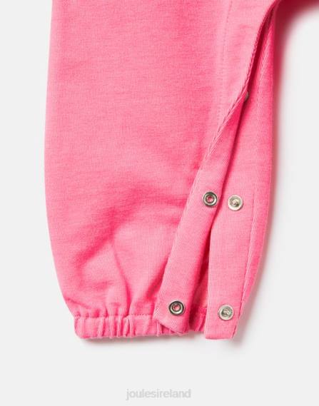 Apparel IE Joules Babies Maybridge Dungarees 0-3 Years AURORA PINK JVVL404