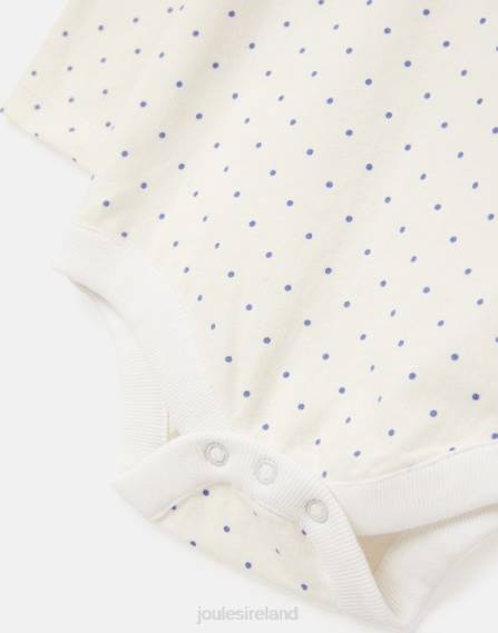 Apparel IE Joules Babies Olive Pack of Two Bodysuits 0-9 Months SPOT STRIPE JVVL416