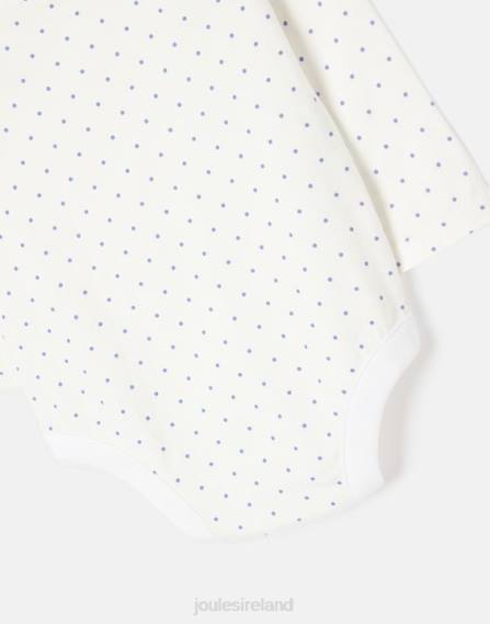 Apparel IE Joules Babies Olive Pack of Two Bodysuits 0-9 Months SPOT STRIPE JVVL416