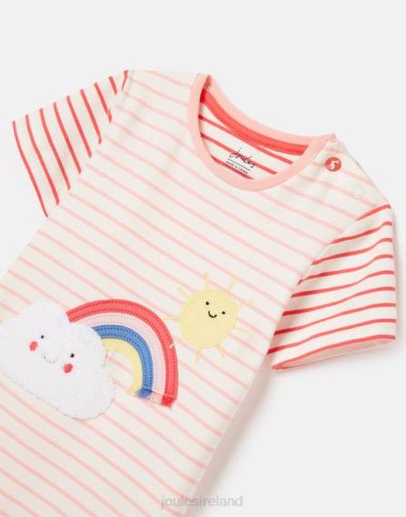 Apparel IE Joules Babies Patch Artwork Romper 0-24 months PNKWEATHR JVVL403