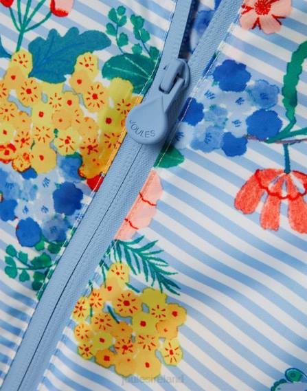 Apparel IE Joules Babies Puddle Waterproof Suit 3 Months-3 Years BLUE STRIPE FLORAL JVVL414