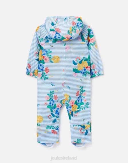 Apparel IE Joules Babies Puddle Waterproof Suit 3 Months-3 Years BLUE STRIPE FLORAL JVVL414