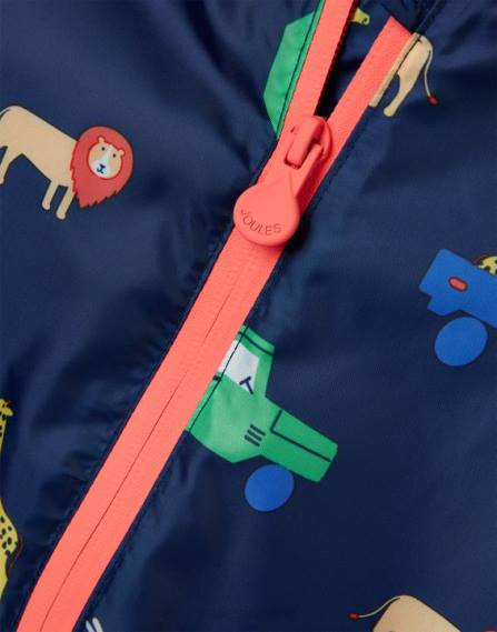 Apparel IE Joules Babies Puddle Waterproof Suit 3 Months-3 Years NAVY SAFARI JVVL440