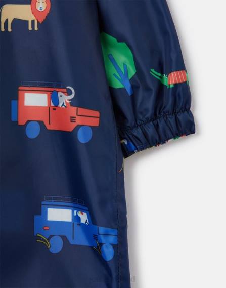 Apparel IE Joules Babies Puddle Waterproof Suit 3 Months-3 Years NAVY SAFARI JVVL440