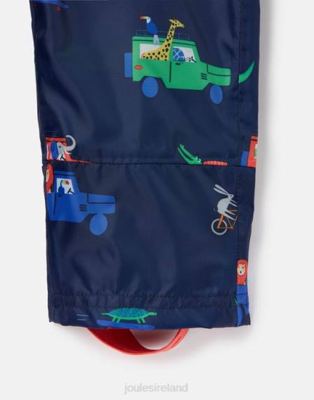 Apparel IE Joules Babies Puddle Waterproof Suit 3 Months-3 Years NAVY SAFARI JVVL440