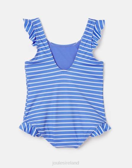 Apparel IE Joules Babies Splash Sequin Artwork Swimsuit 2-12 Years BLUE STRIPE FLAMINGO JVVL299