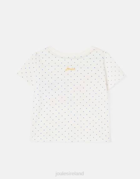 Apparel IE Joules Babies Tate Artwork T-Shirt 0-3 Years WHITE SPOT BEE JVVL422