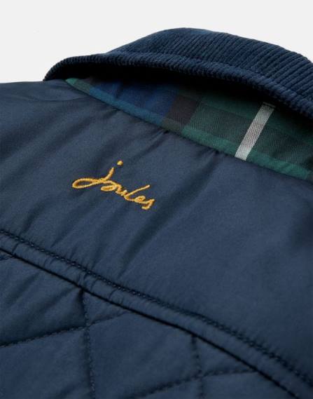 Apparel IE Joules Boys Milford Quilted Jacket Up To 3 Months- 3 Years FRENCH NAVY JVVL437