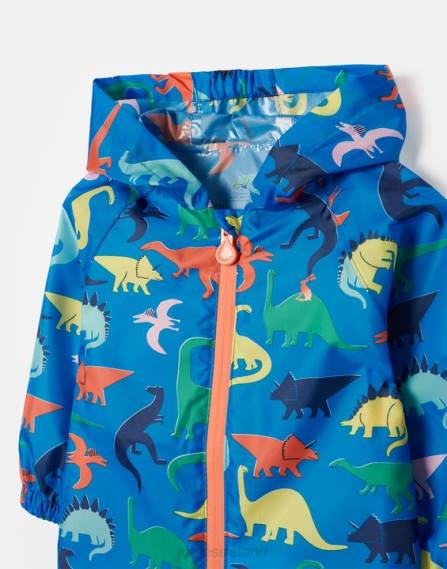 Apparel IE Joules Boys Puddle Waterproof Recycled Puddlesuit 1-3 Years DINO BLUE JVVL439