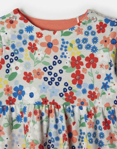 Apparel IE Joules Girls Christina Dress And Legging Set 0-3 Years BUNNY GREY JVVL418