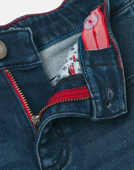 Apparel IE Joules Boys Brandon Jersey Denim Short 2-12 years MID BLUE JVVL370