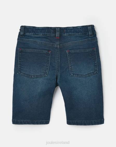 Apparel IE Joules Boys Brandon Jersey Denim Short 2-12 years MID BLUE JVVL370