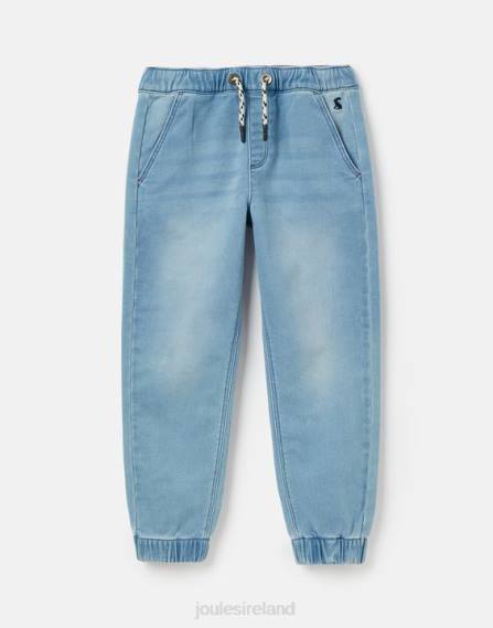 Apparel IE Joules Boys Logan Jersey Denim Joggers 2-12 Years LIGHT WASH JVVL339