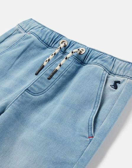 Apparel IE Joules Boys Logan Jersey Denim Joggers 2-12 Years LIGHT WASH JVVL339