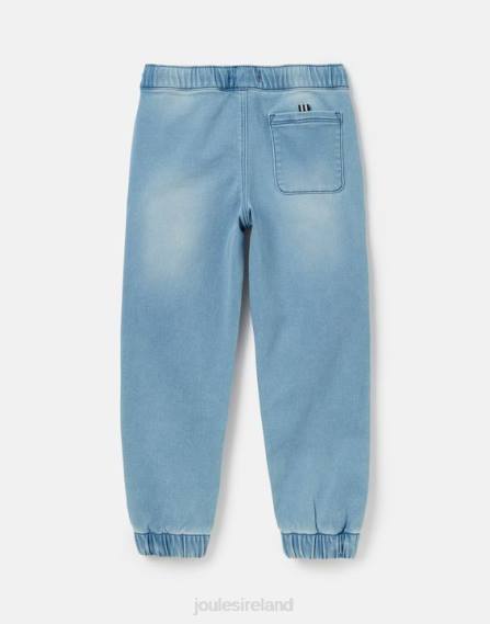 Apparel IE Joules Boys Logan Jersey Denim Joggers 2-12 Years LIGHT WASH JVVL339