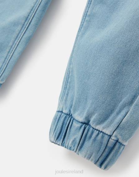 Apparel IE Joules Boys Logan Jersey Denim Joggers 2-12 Years LIGHT WASH JVVL339
