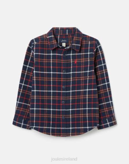 Apparel IE Joules Boys Aiden Shacket 2-12 years NAVY MULTI CHECK JVVL366