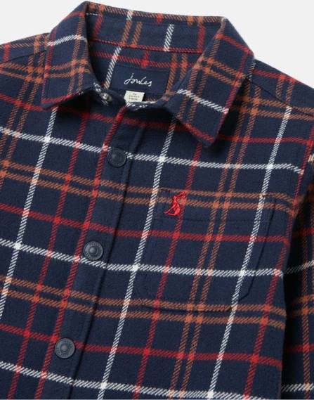 Apparel IE Joules Boys Aiden Shacket 2-12 years NAVY MULTI CHECK JVVL366