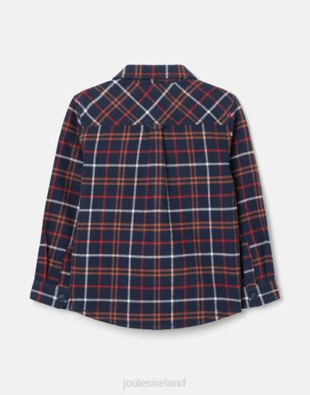 Apparel IE Joules Boys Aiden Shacket 2-12 years NAVY MULTI CHECK JVVL366