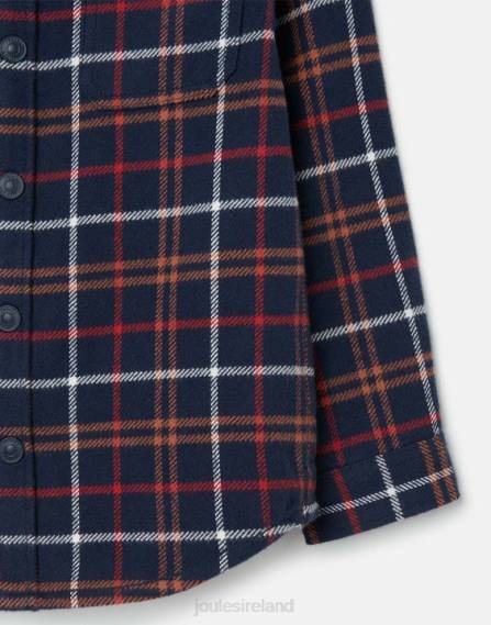 Apparel IE Joules Boys Aiden Shacket 2-12 years NAVY MULTI CHECK JVVL366