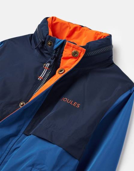 Apparel IE Joules Boys Sailaway Waterproof Jacket 2-12 Years DARK BLUE JVVL338