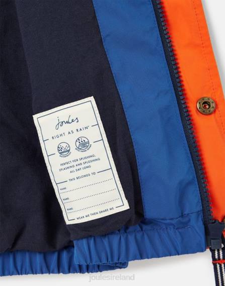 Apparel IE Joules Boys Sailaway Waterproof Jacket 2-12 Years DARK BLUE JVVL338