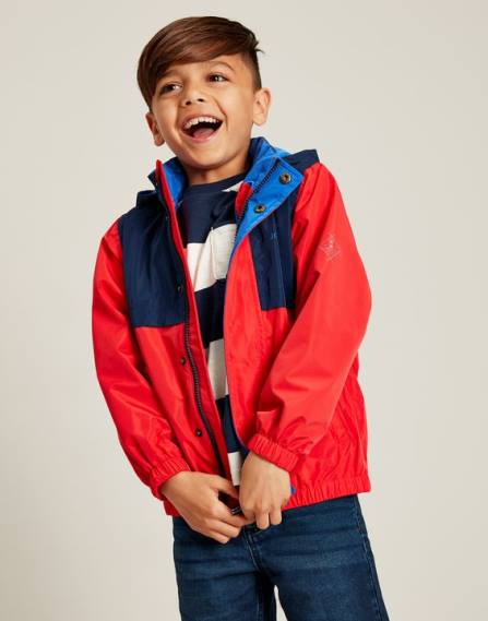 Apparel IE Joules Boys Sailaway Waterproof Jacket 2-12 Years NAVY RED JVVL346