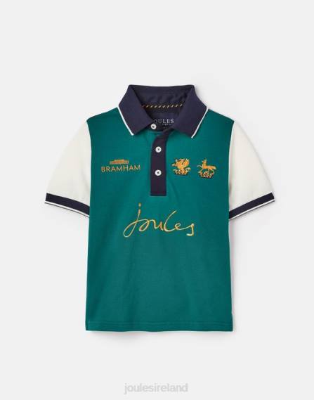 Apparel IE Joules Boys Children's Unisex Bramham Polo 2-12 Years PACIFIC JVVL84