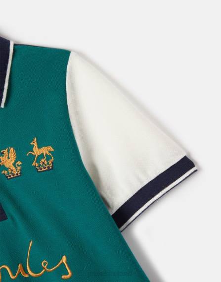 Apparel IE Joules Boys Children\'s Unisex Bramham Polo 2-12 Years PACIFIC JVVL84