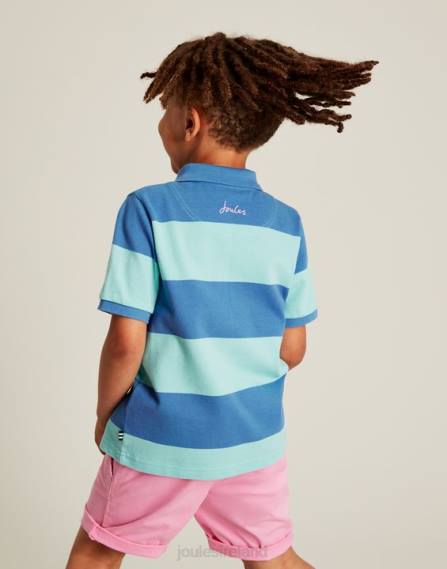 Apparel IE Joules Boys Filbert Stripe Polo Shirt 2-12 Years BLUE STRIPE JVVL335