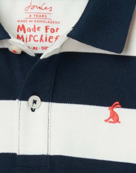 Apparel IE Joules Boys Filbert Stripe Polo Shirt 2-12 years FRENCH NAVY STRIPE JVVL387