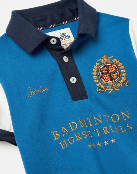 Apparel IE Joules Boys Kids Unisex Badminton Polo Shirt 2-12 Years BLUE JVVL345