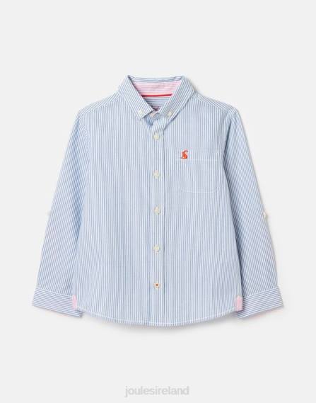 Apparel IE Joules Boys Oxford Stripe Shirt 2-12 Years BLUE STRIPE JVVL348