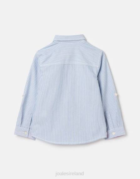 Apparel IE Joules Boys Oxford Stripe Shirt 2-12 Years BLUE STRIPE JVVL348